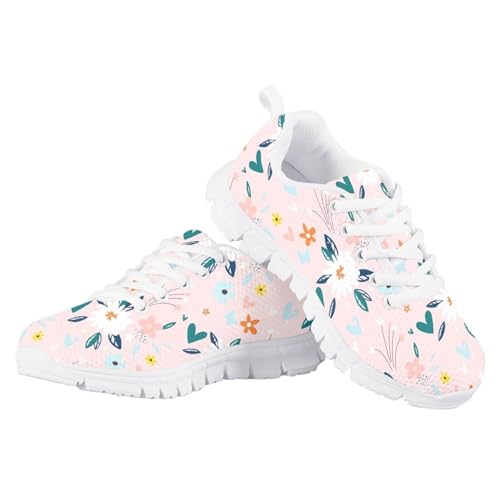 Girls' Sneakers Little Kids Breathable Soft Running Shoes Cute Sneaker for Teen Girls School Outdoor Sport Wear4