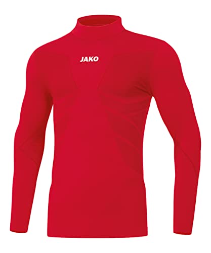 JAKO Herren Turtleneck Comfort 2.0, Sportrot, M JAKO Herren Turtleneck Comfort 2.0, Sportrot, M