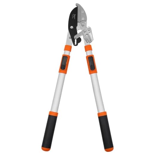 Zenport LRT11 Telescopic Ratchet Anvil Lopper, 23.5-Inch to 35.8-Inch
