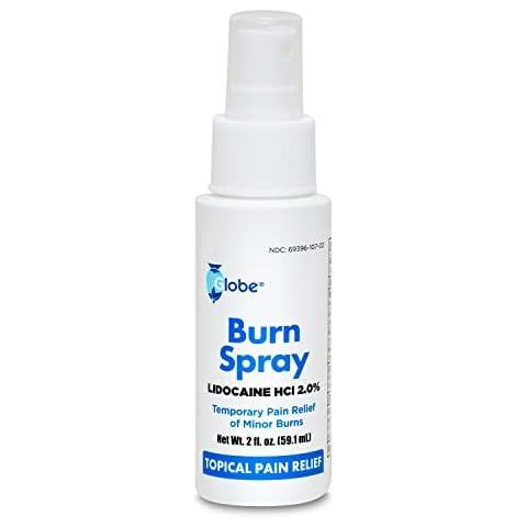 Globe Burn Spray, Lidocaine 2% Cover