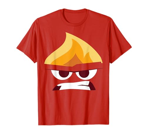Disney Pixar Inside Out Angry Face Halloween T-Shirt Small