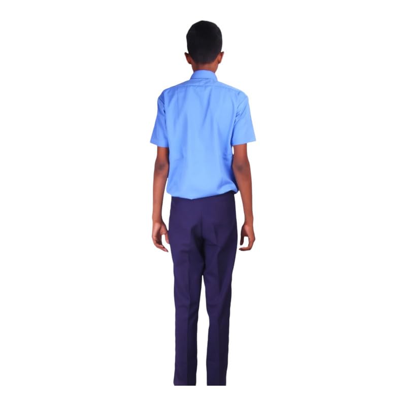 Image of AMBIKA STORES & READYMADES School Uniform - Pant for Boys, Cotton Shorts, Elastic Waist Half Pants, Regular Fit Sports Shorts