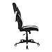 Realspace RS Gaming™ RGX Faux Leather High-Back Gaming Office Chair, Black/White, BIFMA Compliant