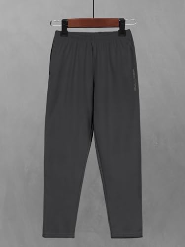 Image of BULLMER Trendy Solid Cotton Blend Regular Fit Trackpant for Men | Mid-Rise Trackpant for Men - Pack of 3