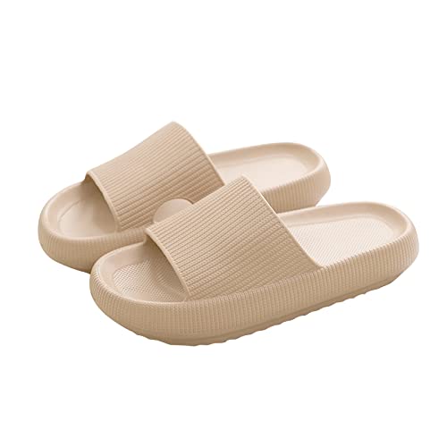 شبشب سلايدز بوسادة للنساء والرجال من لايوايت، شبشب ناعم للتد...