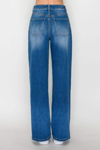 Wax Jean - Basic Wide Leg Jeans - 903862