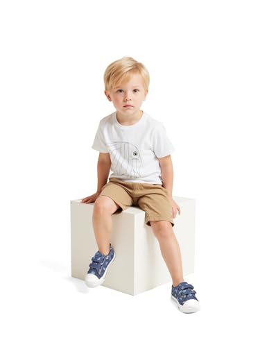 Image of K KomForme Toddler Boys & Girls Shoes Kids Canvas Sneakers with Cartoon Dual Hook and Loops