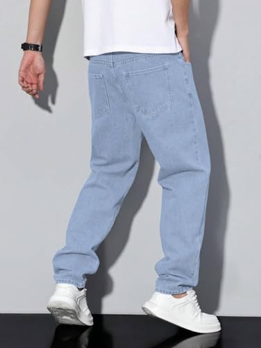 Image of RAGZO Relaxed Fit Mid Rise Jeans Pant for Men