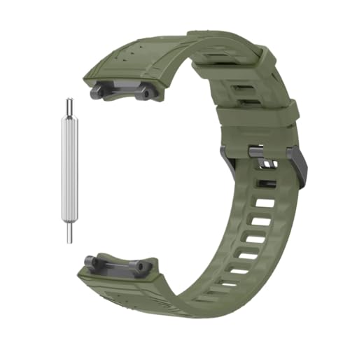 [MEVMEVGNLN] Fit For Amazfit T-REX 3 �X�}�[�g�E�H�b�`�X�g���b�v�E�H�b�`�o���h�ɓK������V���R���X�g���b�v(Green)