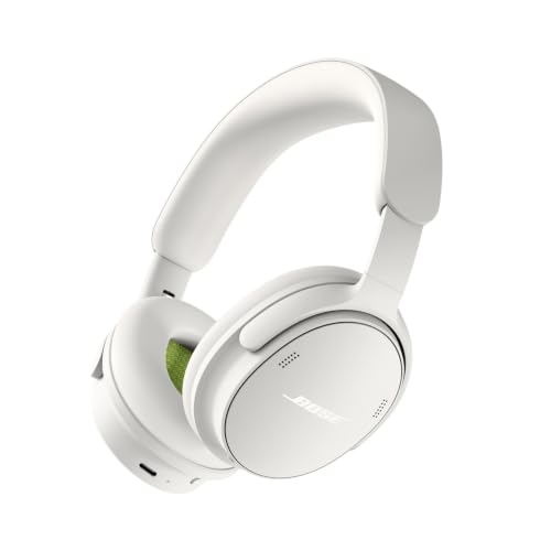 Image of Bose QuietComfort Headphones (2nd Gen) - Wireless Headphones, Active Over Ear Noise Cancelling and Mic, Immersive Audio, USB-C Charging and Lossless Audio, Up to 24 Hours of Play time, White Smoke