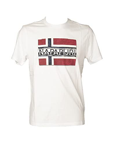 T-shirt Napapijri homme anti-déformation en coton doux pour éliminer l'inconfort estival