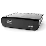 - Soporte de teletexto AKAI Decodificador ZAP10K DVBT Digital terrestre Color Negro