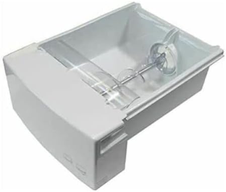 Ice Bucket and Auger Assembly Replacement For GE GSH25JSTFSS GSH25JSXASS GSH25JSXBSS GSH25JSXJSS GSH25JSXLSS GSH25JGDCBB GSH25JGDCCC GSH25JGDCWW GSH25JGDDBB Refrigerator