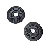Pack of 2 Headlight Dust Cover 80mm Rubber Seal with 20mm Hole Universal for LED Headlamp Housing Conversion Compatible with Honda Toyota Kia