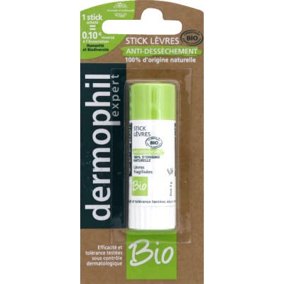 Dermophil Stick lèvres anti-dessèchement bio - Le tube de 4 g Cover