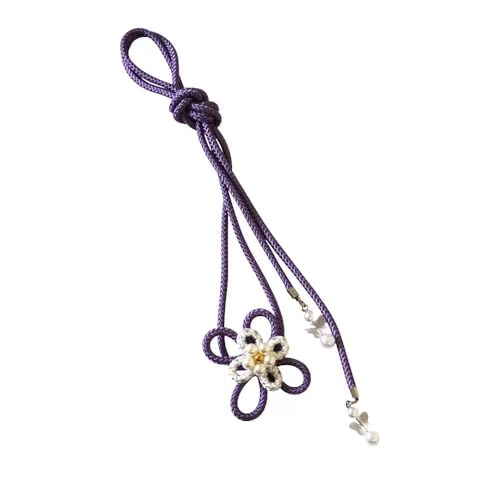 Women Japanese Kimono Obi Belt for Traditional Yukata Robe Accessories Cute Flower Waistband Chain Sash for Dress