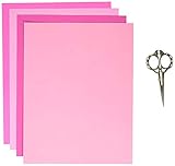 CORE'DINATIONS GX-2200-68 8.5 x 11 Card Stock Value Pack Perfect Pinks