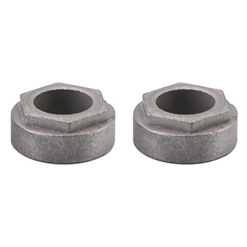 Image of Hexagon Steering Bushing 741-04237B 941-04237B Replace for Cub Cadet MTD Troy Bilt Yard Machine Yardman Lawnmower 1 /2 inch Thick & 1-1 /8 inch in Diameter Alloy Durable
