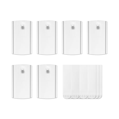 Image of Jumbo Universal Picture Hanger, 6 Hangers+16 Strips(2 Per Hanger), No Tools