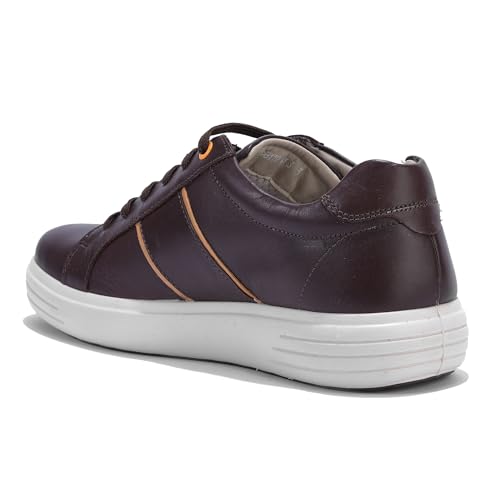 Image of Woodland Men RED Brown Casuals LACE UP