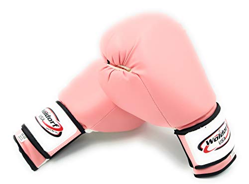 Woldorf Usa Pink Boxing Gloves For Men And Women Heavy Essential Gel Boxing Punching Bag Gloves Kickboxing Sparring Mma Muay Thai Training Gloves Vinyl 16Oz #TOP11