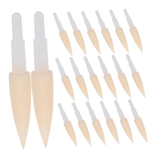 Homoyoyo Artistic Calligraphy Writing Brush Pen Refills Soft Sponge Tip Replacement Heads 30pcs Pack