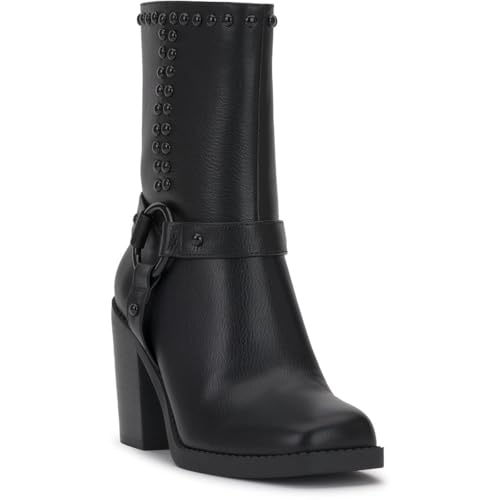 Jessica Simpson Womens Bernique Faux Leather Studded Mid