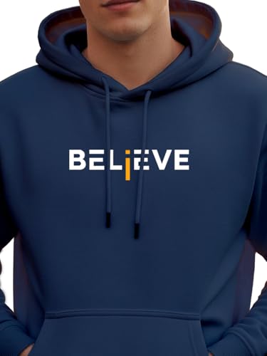 Image of XENOVAURBAN Hoodie for Men /Women | Unisex fit Cotton Fleece Hooded Sweatshirt - BEL1