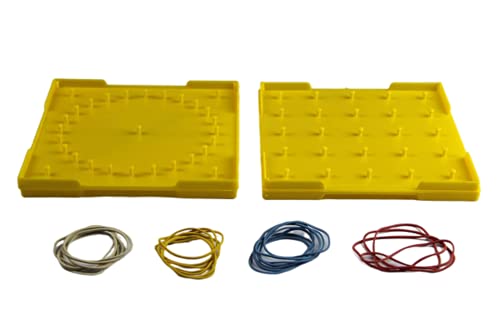 WISSNER® aktiv lernen - Geometrie Brett doppelseitig 15 cm - RE-Plastic®