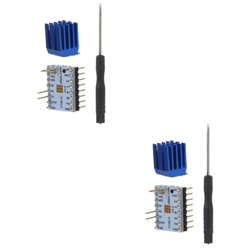 Zerodeko 2pcs Stepper Motor Driver for Printer Parts Peak Driver Ultra-silent Function Suitable for Printing Scenario
