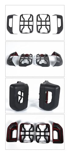 Protector de luz trasera para Jeep Gladiator JT con faros halógenos 2