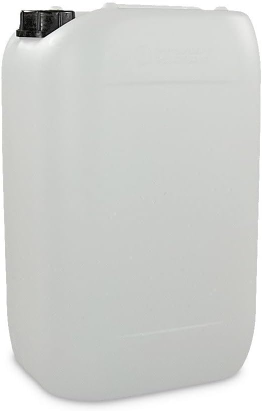 Globe Way 25L Litre Water Storage Container+ 61mm Tamper Evident Cap, Jerrican, Drum, Jerry Can Bottle Camping