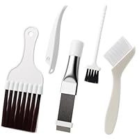 4 Stück Kondensator Kamm Lamellenkamm, Bürste für Klimaanlage Reiniger, Wärmepumpentrockner Reinigungsbürste, Kondensator Kamm Trockner Lamellenreinige für Fin Spule Kondensator