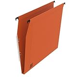 Une tenue de qualité. Dossiers suspendus Kraft pour armoire fond U 15 mm - Maxiburo - Lot de 25