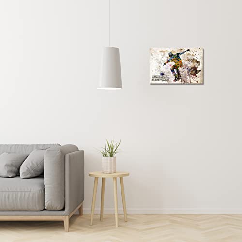 Skateboarding Wall Art Prints - Sports Motivational Wall Art Canvas Inspirational Quote Skateboarding Posters Wall Decor For Men Kids Teenagers - Skateboarding Poster Set For Bedroom Man Cave - Skateboarding Wall Decor - Skateboarding Boys Bedroom Decor (Skateboarding, 16"Wx24"Hx1Pcs) #TOP3