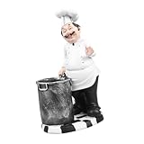 NUOBESTY Resin Koch Figur Mini Skulptur Robust Lustige Koch Deko für Küche Bistro Restaurant Geschenkidee
