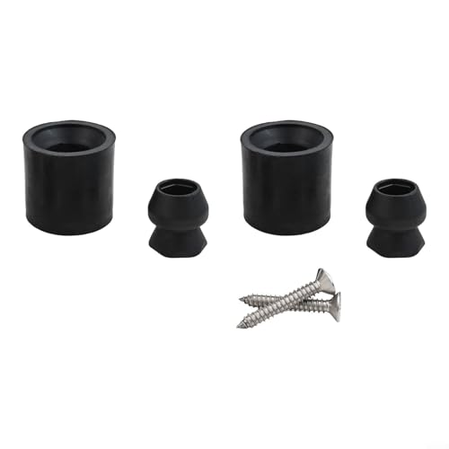 Robusto kit di supporto per porta rimorchio con 2 paraurti in gomma, accessorio ideale per un'esperienza di campeggio sicura