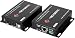 J-Tech Digital HDBaseT HDMI Extender 4K Ultra HD Extender for HDMI 2.0 Over Single Cable CAT5e/6A up to 230ft (1080P) 130ft(4K) Supports HDCP 2.2/1.4, RS232, Bi-Directional IR and PoE