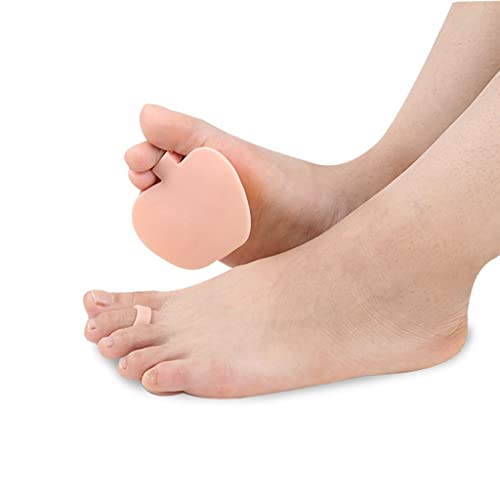 Cojines de la Bola Pie, Almohadillas Del Antepié, Metatarsianas for Hombres y Mujeres Padinsole Split Toe Sopk SEBS Isole, Plantilla Correctiva, Choque Tacones Altos(Skin tone,2 pairs)
