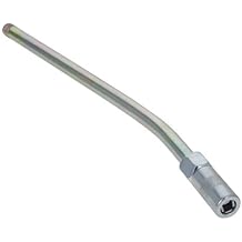 Auniwaig 1/8" NPT Grease Fitting Standard Grease Metal Extension Tubes 9.1" Long with Grease Nozzle Zinc Plated For Hand Operated Greaseguns 1pcs