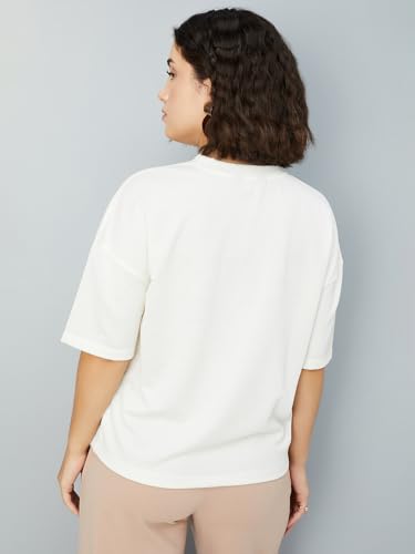 Image of Max Women's Solid Regular Fit T-Shirt