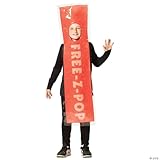 Rasta Imposta FREE-Z-POP Ice Red Halloween Costume, Boys and Girls, Child Size 7-10