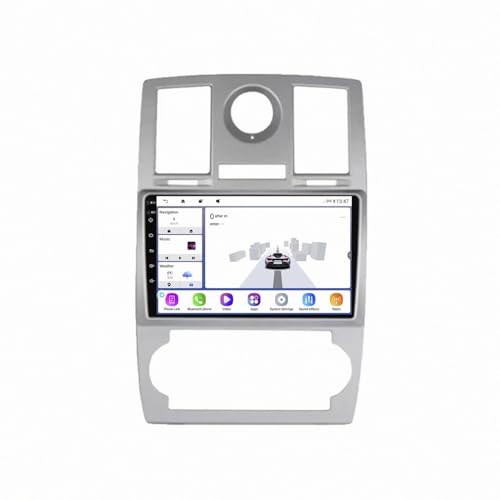 Radio Coche 2 DIN Carplay Chrysler 300C 2005-2007, autoradio portátil táctil 4 nuclear 32G