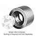 Browning 4H3V33 Split Taper Sheave, Cast Iron, 4 Groove, 3V Belt, Uses H Bushing