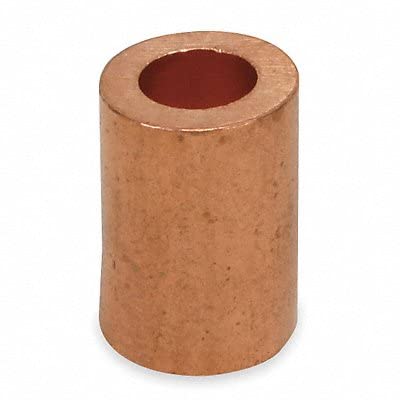 Wire Rope Stop Sleeve, 5/16In, Copper, PK10