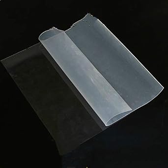 Ochoos Silicone Rubber Sheet Thickness 0.1 0.2 0.3 0.5mm Thickness 500500mm Width Thin Board Black Color Rubber Sheet Mat - Size 500MMX500MM, Color White, Thickness 0.2mm