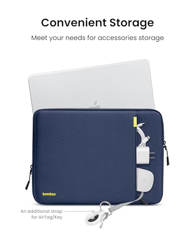 Image of tomtoc 360 Protective Laptop Sleeve 13-inch MacBook Neo A3404 (2026) | Water-resistant Laptop Case Cover Designed for 13-inch New MacBook Neo A18 Pro Chip, 13 inch Shockproof Computer Case Bag