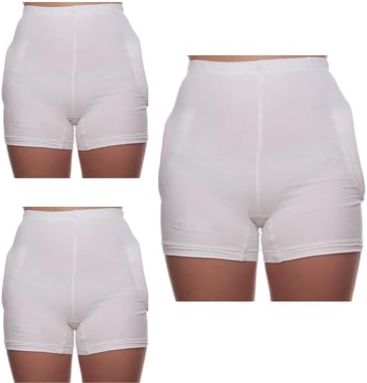 Comfort & Care Apparel Hüftprotektorenhose 3-teiliges Set/Atmungsaktives Material: 95% Baumwolle 5% Lycra/Waschbar/Ohne Polster (M)