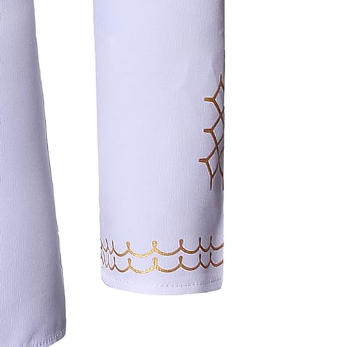 Ensemble Hommes Africain 2 Pièces Dashiki Imprimé Métallique - 5