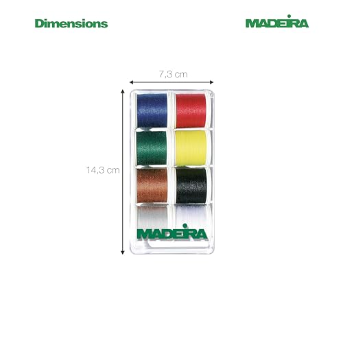 Hilos de costura Madeira Aerofil No. 35 con 8 bobinas de 100 m miniatura 3